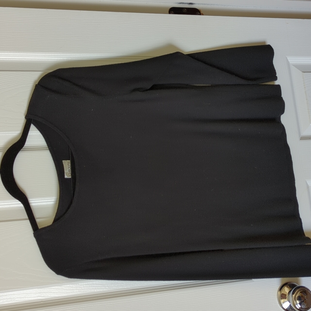 Chico's long sleeve black t-shirt